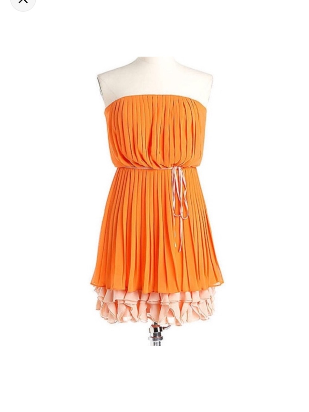 Jessica Simpson Strapless Pleated Dress size 12
